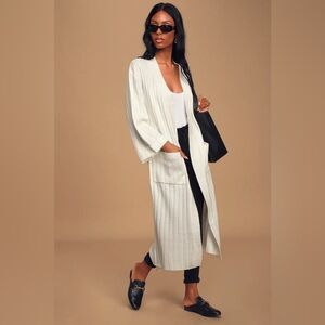 Ribbed Knit Cardigan